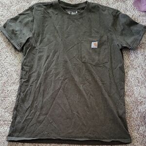 Carhartt Womens Dark Green Short Sleeve Tee